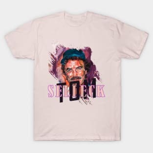 tom selleck vintage retro style T-Shirt